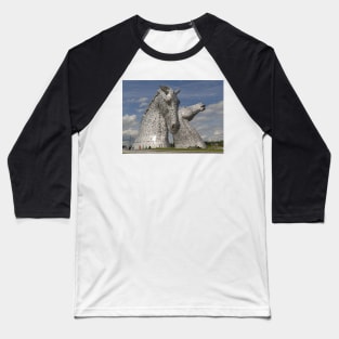 the Kelpies, Helix Park, Falkirk , Scotland Baseball T-Shirt